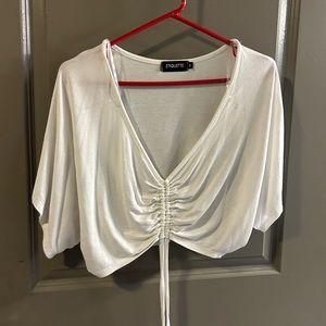 Cropped White tshirt